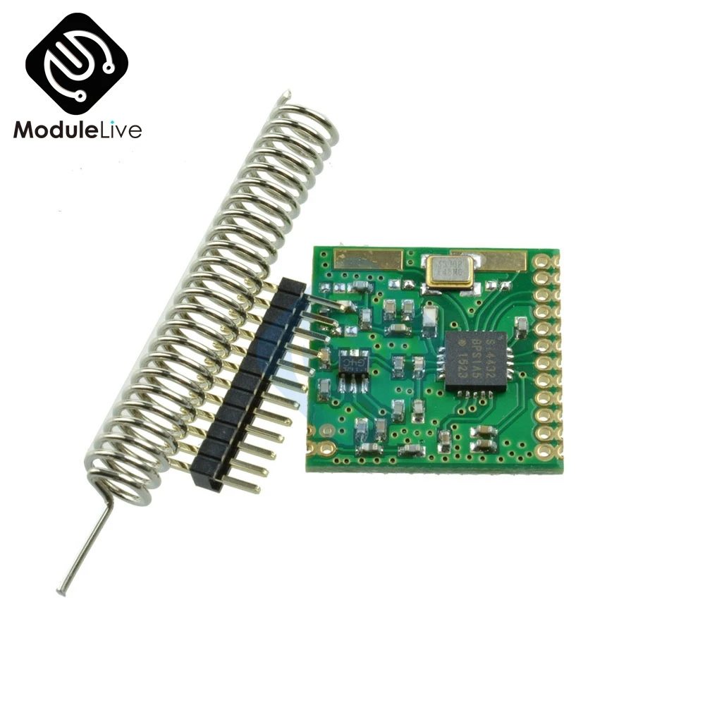 

SI4432 470MHz Wireless Module 470M 433mhz Wireless Communication Module FSK GFSK OOK Mode 1.8-3.6V 8 bit Converter DIY KIT 1000m