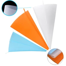 1 шт силиконовый Шелковый Цветочный мешок для торта, крема, ТПУ, Цветочный мешок для крема, сдавливаемый цветочный мешок для торта, крема, ТПУ сдавливаемый цветочный мешок