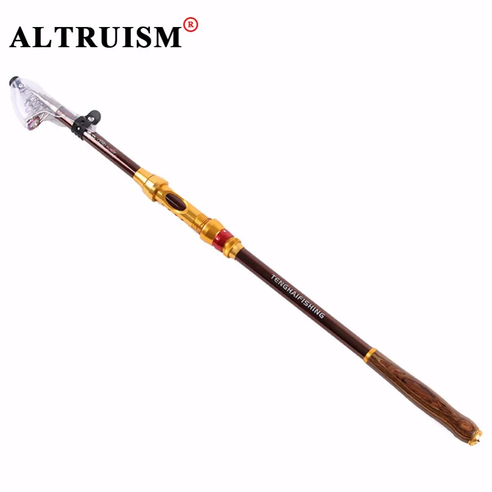 

Altruism Top Quality 5-7 segments 2.1-3.6m 100% Carbon spinning telescopic fishing rods fishing pole
