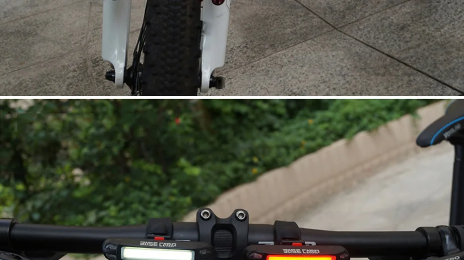 BASECAMP велосипедный светильник USB Перезаряжаемый светодиодный задний светильник водонепроницаемый велосипедный Предупреждение льный светильник для велосипеда задний светильник