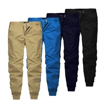 

NEW 2020 Spring autumn convergent Casual beam foot trousers Cotton hip hop streetwear harem pants men pantalon hombre