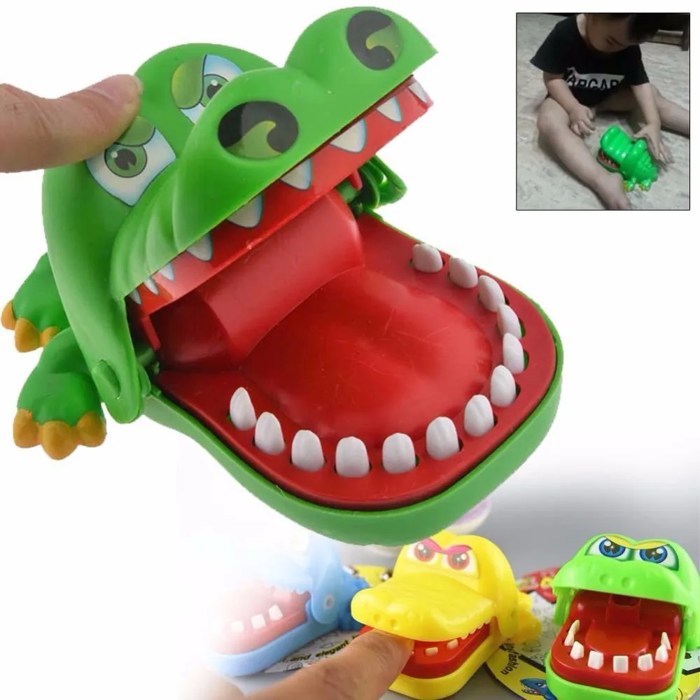 MrY Большой Крокодил шутки рот стоматолога укус палец игры шутки, развлечения смешная Крокодил Игрушка антистресс подарок дети ребенок семья шалость