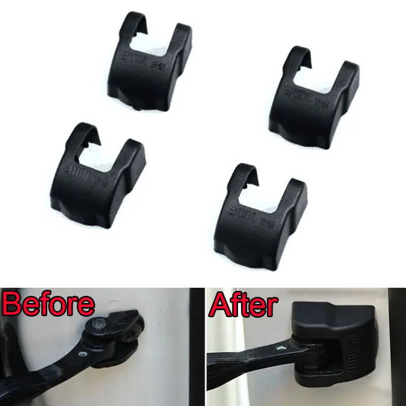 4Pcs/set Car Door Check Arm Stop Anti rust Protector Decoration Cover