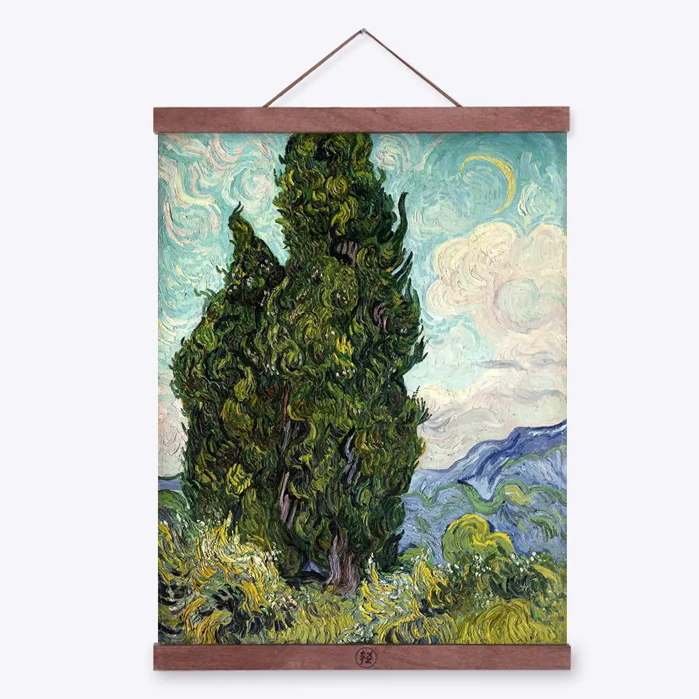 

Vincent Van Gogh Modern Abstract Large Green Trees A4 Poster Prints Famous Original Landscape Canvas Oil Painting Wall Art Gifts