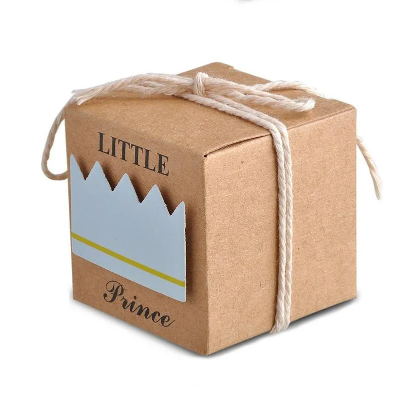 Крафт-коробка упаковка день рождения конфеты подарочные коробки крафт драже коробка аксессуары для вечеринки по случаю Дня Рождения