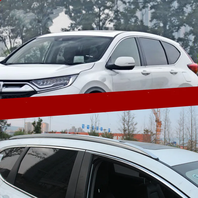 Высокое качество, оригинальные багажники на крышу и коробки для Honda CRV, дыра 3m наклейка из алюминиевого сплава DB026