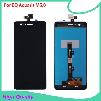 

High Quality LCD Display For BQ Aquaris M5.0 5Inch Touch Screen Digitizer Assembly 100%Tested Mobile Phone LCDs