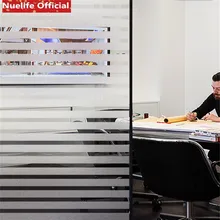 80 см x 200 см электростатический скраб полосатая стеклянная фольга офисная гостиная Конференц-зал ванная комната окно балкон Солнцезащитная стеклянная фольга