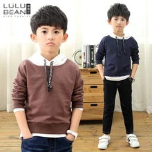 Children’s clothing hedging sweater big child spring and autumn 2018 new children’s long-sleeved T-shirt baby shirt thin section