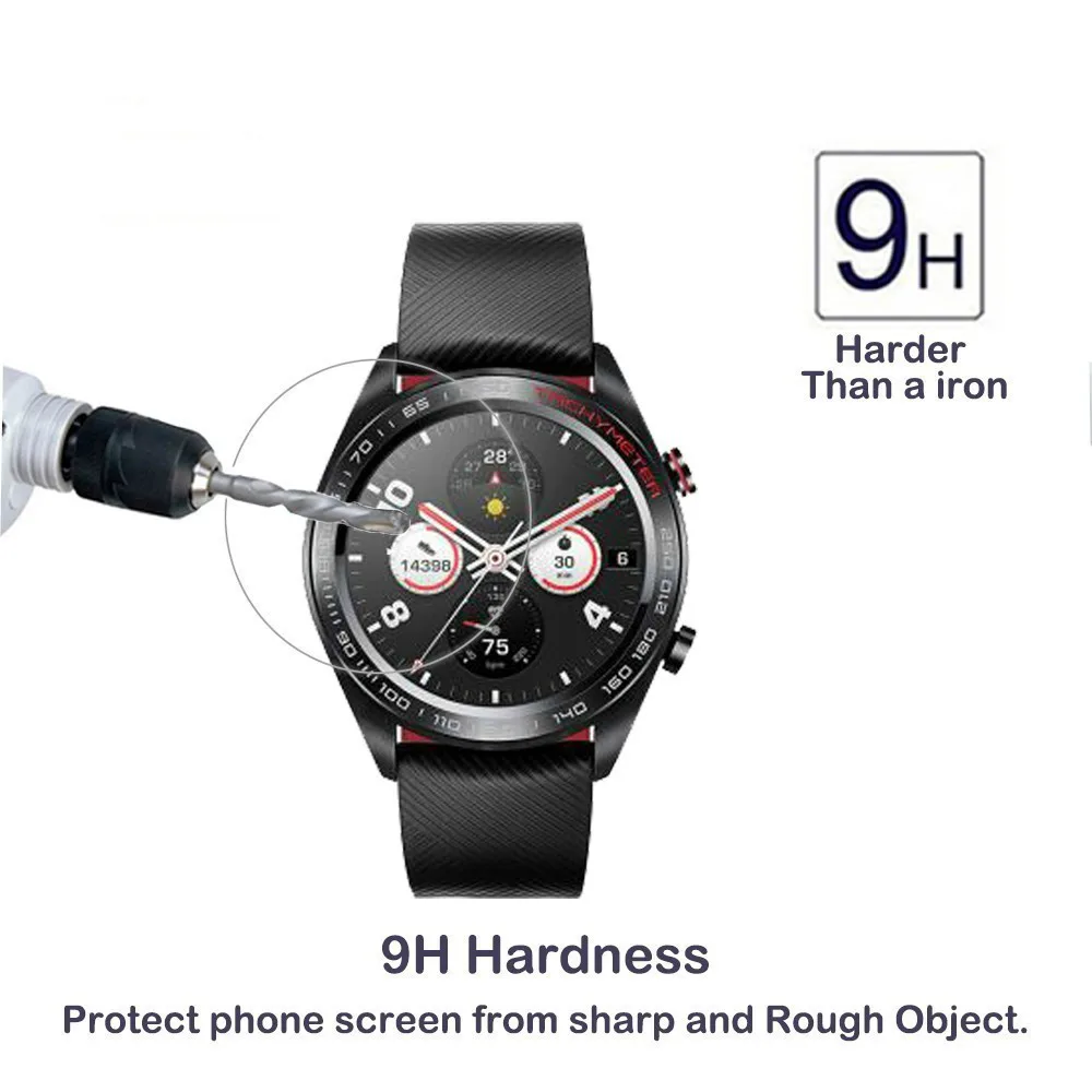 2 шт 9H 0,3 мм прозрачное взрывозащищенное Закаленное стекло для huawei Honor Watch Magic Smartwatch Защитная пленка для ЖК-экрана