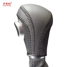 Yuji-Hong чехол для автомобиля из натуральной кожи для Audi A4 A5 A8 Q3 Q5 Q7 2009-2010 автоматический рычаг переключения передач прошитый вручную чехол