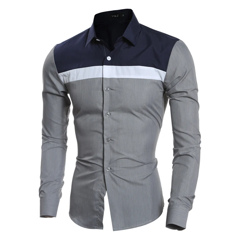   2016   Slim Fit      Homme Camisas  Clothing    