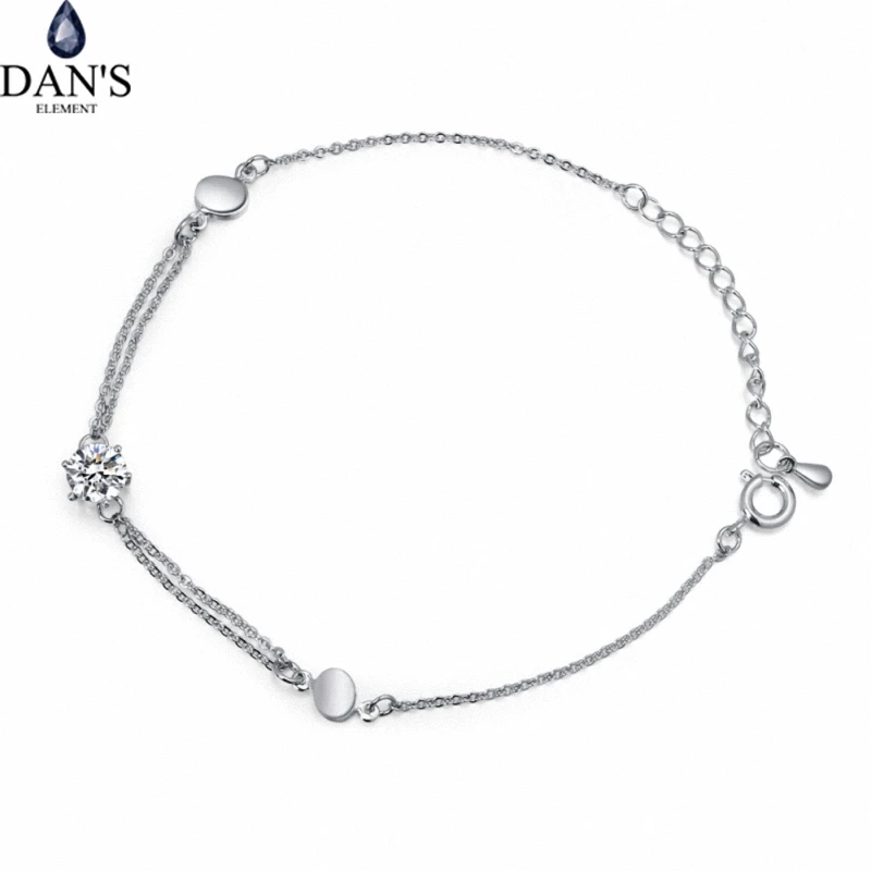 

Dan's Element AAAZircon jewelry White gold Color Fashion bangle for women Brand new sale Vintage #133321