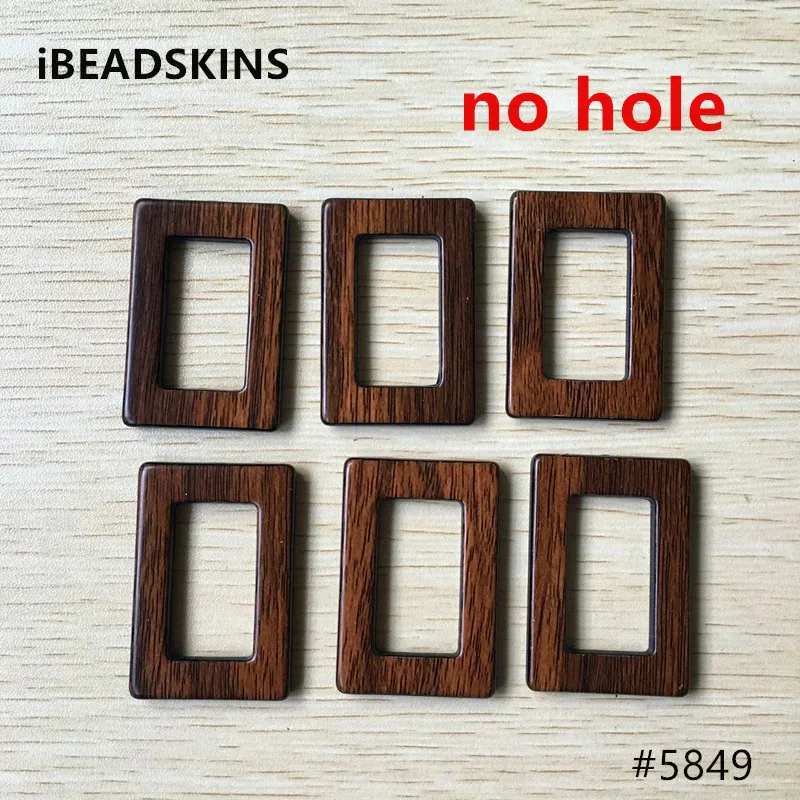

(no hole) 47x32mm 50pcs/lot Imitation wood grain color Acrylic square shape Beads for Jewelry DIY #5849(Design as shown)