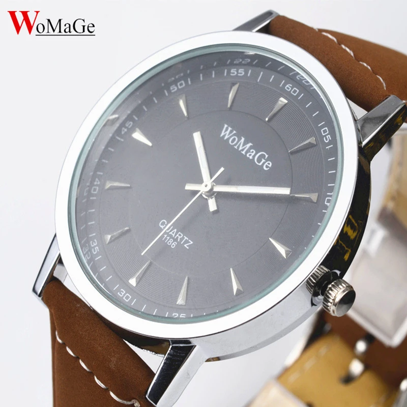 

Mens Watches Top Brand Luxury Womage Fashion Man Business Leather Quartz Men's Watch Male Clock relogio masculino erkek kol saat
