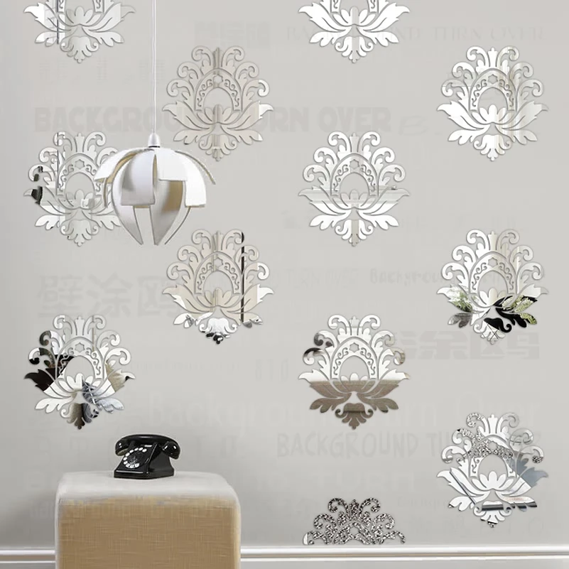 

CCTV 2 SWAP SPACES selected elegant lotus blooming removable 3D wall stickers flower for restaurant home store decoration R221