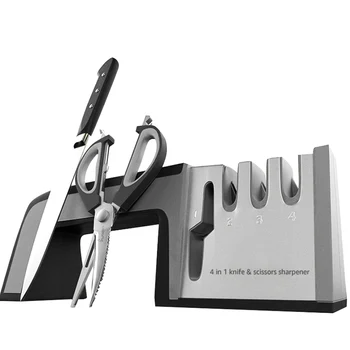 

Professional Knives Sharpener 4 In 1 Cutter Scissor Sharpening Tool for All Sized Knives Hogard