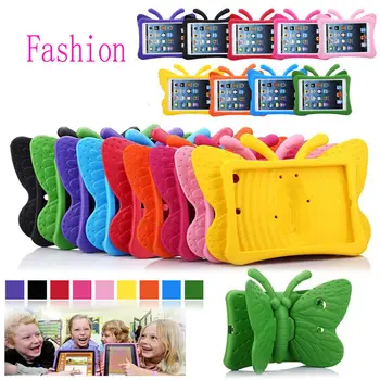 

3D Cartoon Butterfly Case For iPad Mini 1 2 3 Case Kids Safe Stand EVA Shockproof Tablet Cover for iPad Mini 4