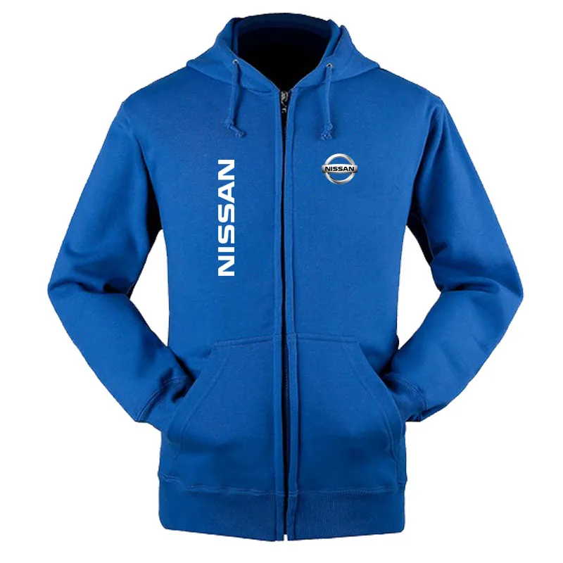 

HOT SALE Nissan logo zipper Hoodies High Quality Hooded Sweatshirt Men /Women Zipper Hoodie Casual Brand Clothing