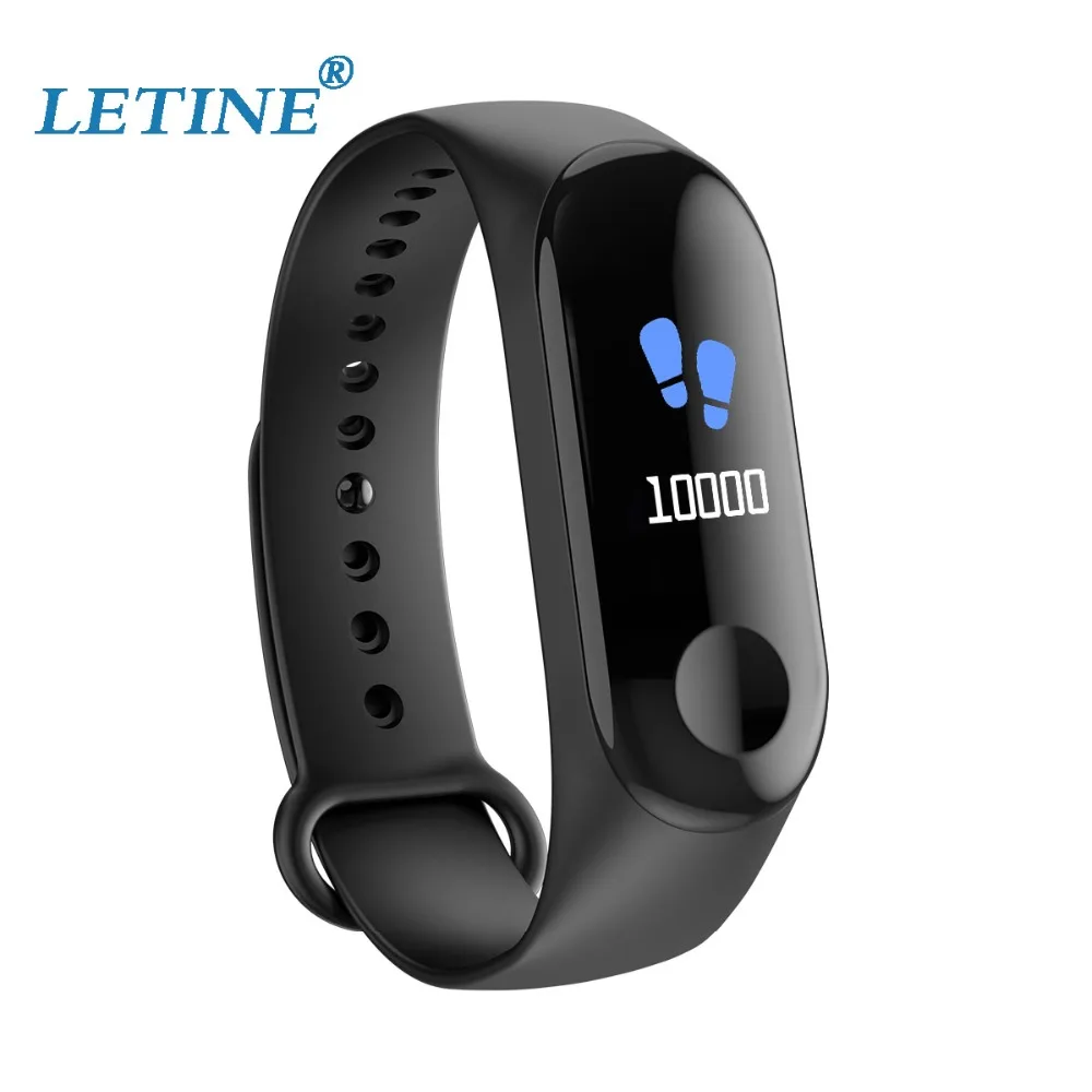 

Letine W3 Smart Bracelet Heart Rate Blood Pressure Monitor IP68 Waterproof GPS Smart band For Android IOS PK mi band 3