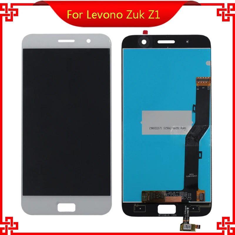 Для lenovo ZUK Z1 ЖК-дисплей кодирующий преобразователь сенсорного экрана в сборе запасные части для телефонов для lenovo ZUK Z1 ЖК-экран Бесплатные инструменты