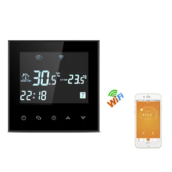 

Intelligent Electric Floor Heating Temperature Controller App Wifi Remote Control Room Thermostat