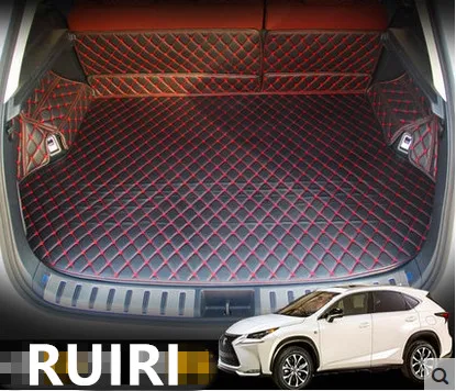 

High quality! Special car trunk mats for Lexus NX 200t 2017 durable cargo liner boot carpets for NX200t 2018-2015,Free shipping