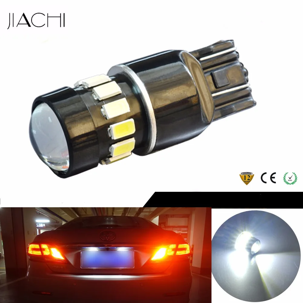 JIACHI 100 x T20 7440 W21W W21/5W 7443 светодиодный фонарь 5730 для автомобильных парковочных ламп