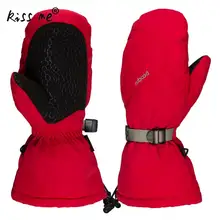 Теплые Перчатки Бархатные перчатки для сноуборда снегоходы мотоциклетные зимние перчатки ветрозащитные водонепроницаемые унисекс Зимние перчатки