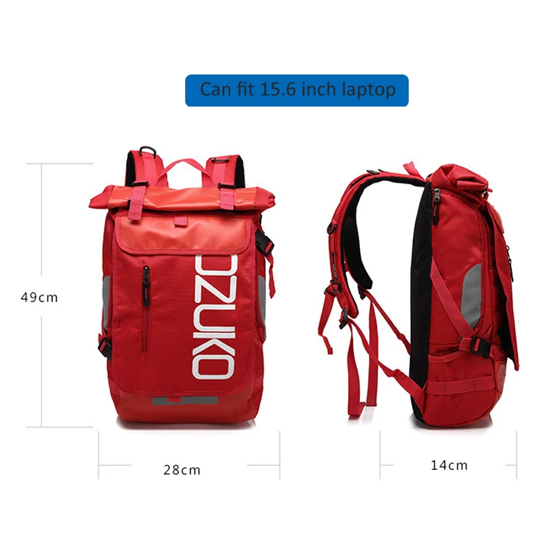 OZUKO 8020 мужской рюкзак сумка для ноутбука повседневные школьные рюкзаки студентов