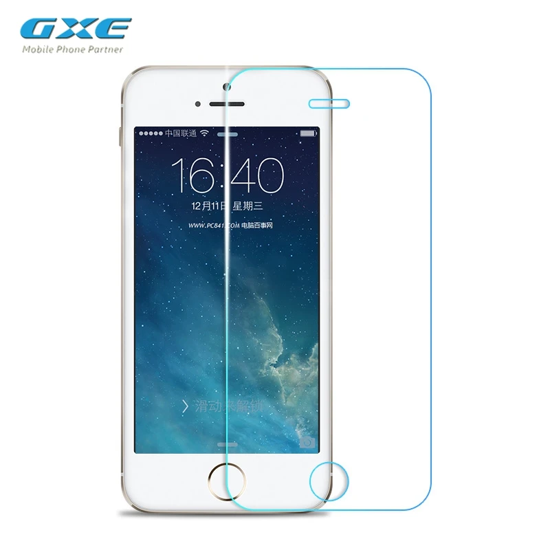 

GXE 2.5D 9H Premium Tempered Glass For iPhone 5SE SE Phone Screen Protector LCD Protective Film (Not Matte Glass)