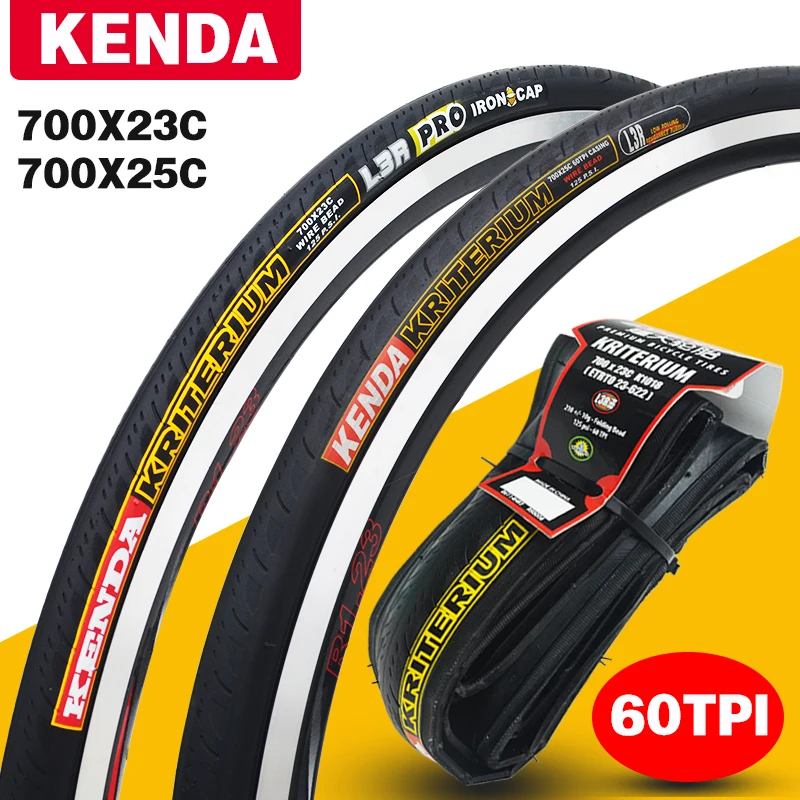 Kenda K1018 шины для шоссейного велосипеда 700 X23C 25C шины для шоссейного велосипеда/шины с системой ножей/не складывающиеся шины части для велосипеда 60tpi