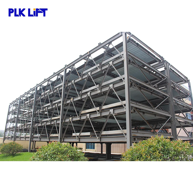 

Underground car storage lift and slide puzzle car parking system