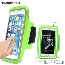 new universal outdoor sports arm bag mobile armband running fitness wrist bag for all mobile phones below 6 inches