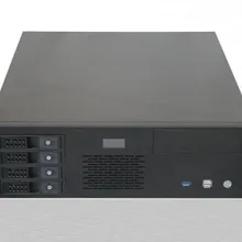 3U480 промышленный Серверный корпус поддержка ATX PC материнская плата 4 бит горячей замены lcd мониторинг в реальном времени USB3.0 интерфейс