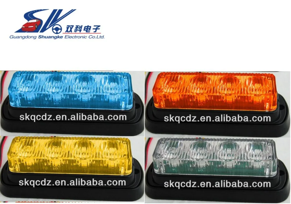 

LED Security Strobe Warning Flashing Light for Truck Jeep head light 4W
