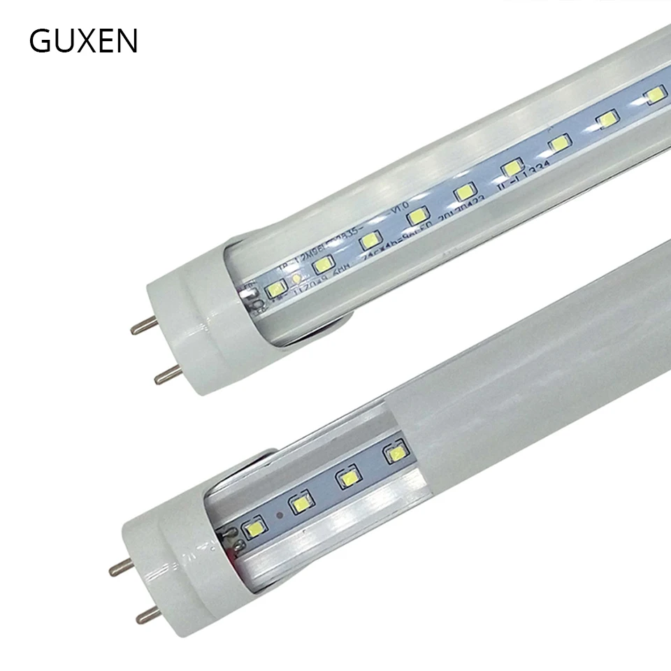 GUXEN T8 светодиодный светильник 22 Вт 4 фута 1200 мм AC85 265V Однорядный SMD2835 Светодиодная