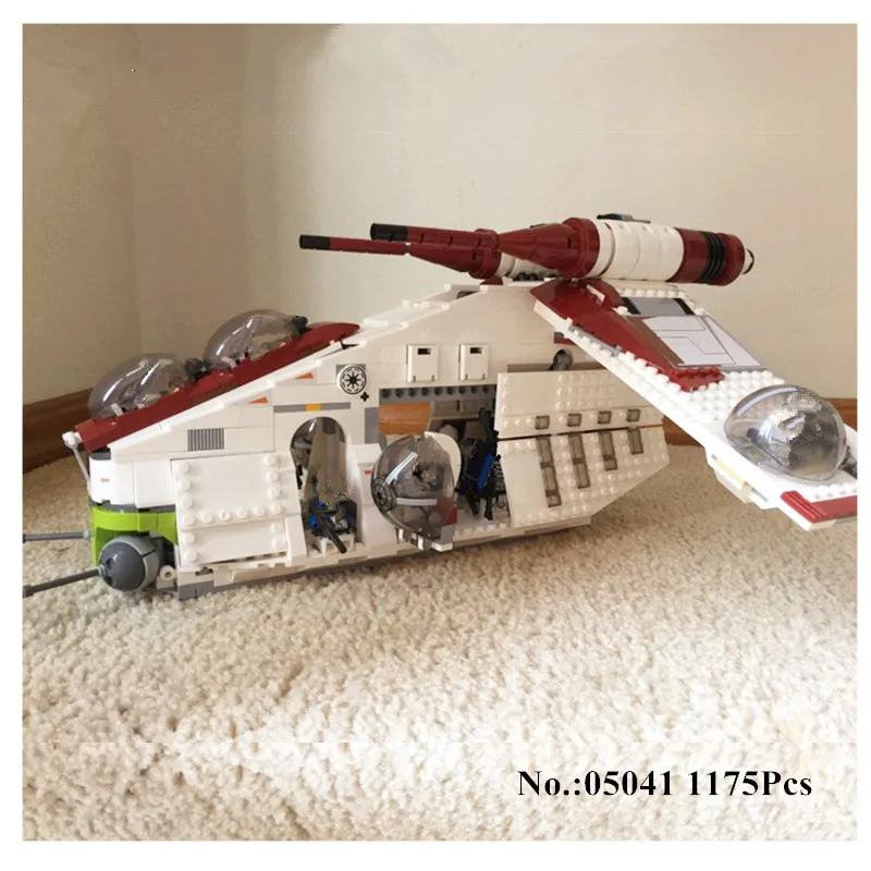 

05041 Star 1175Pcs Series Wars Genuine The The Republic Gunship Set Educational Building Blocks Bricks lepin Toys 75021