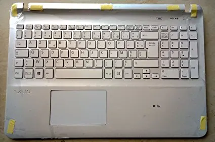 

New for Sony VAIO SVF1521T2EB SVF1521P2EB SVF1521D2EB SVF1521C2EB palmrest French FR keyboard white touchpad cover backlit