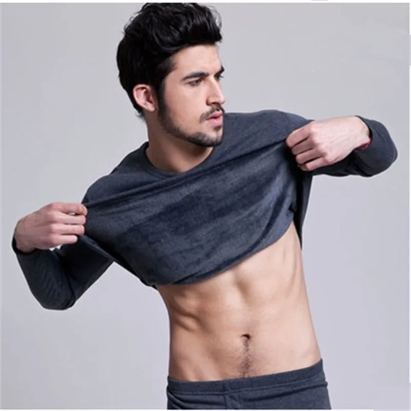 Новое поступление термобелье men'svelvet нижнее белье с утолщенным набором