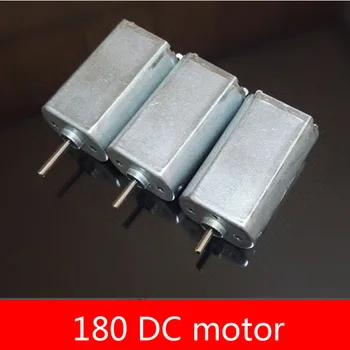 

5 pcs 180 DC motor 3-9v toy motor strong magnetic belt cooling hole vehicle model accessories 3 shaft length A6 32*20*15mm