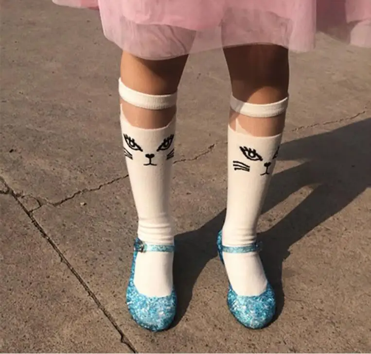 Детские сандалии для девочек; прозрачная детская обувь принцессы для костюмированной вечеринки; обувь Mary Jane для девочек; обувь для сцены; танцевальное шоу; высокое качество; 25-37