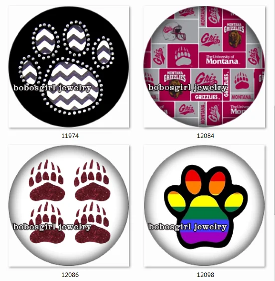 

SN1169 NCAA snap button Jewelry badge holder Locket