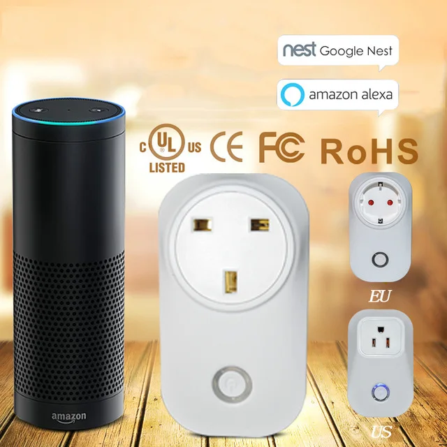Умная розетка WIFI умная Amazon Alexa голосовое управление США Великобритания ЕС |