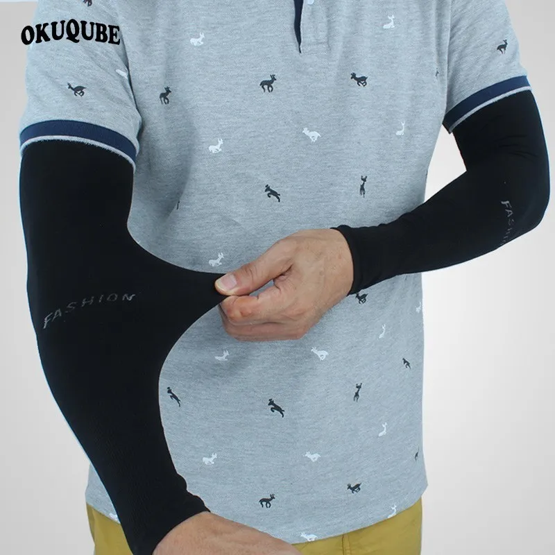 

Arm Sleeves Blue White Pink Gray Summer Sun UV Protection Cycling Running Climbing Driving Fishing Arm Cover For Men and Women