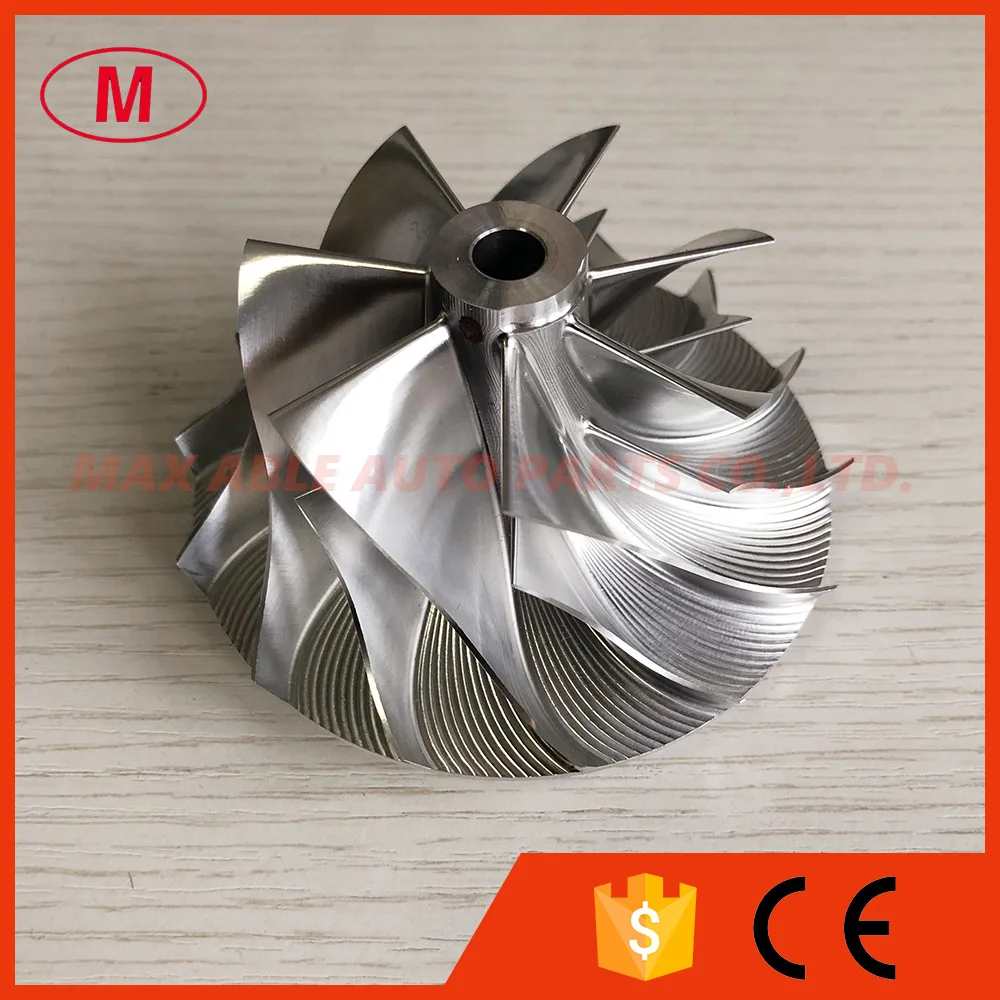 S300 62,98/87,38mm 1387-123-2001 7+ 7 блейдов Турбокомпрессор заготовки/алюминий 2618/фрезерный компрессор колесо для 316524/316582/31663