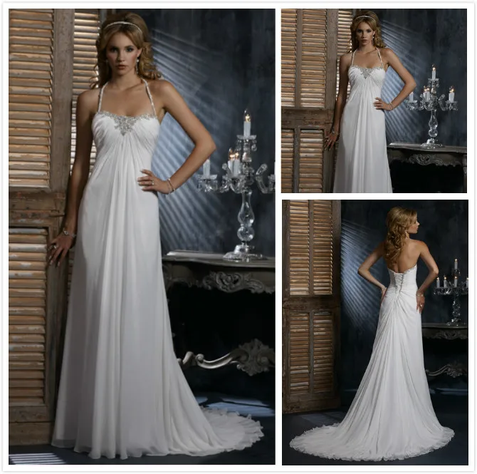Very Sexy New Style China Custom Made Chiffon Vintage Halter Top Low
