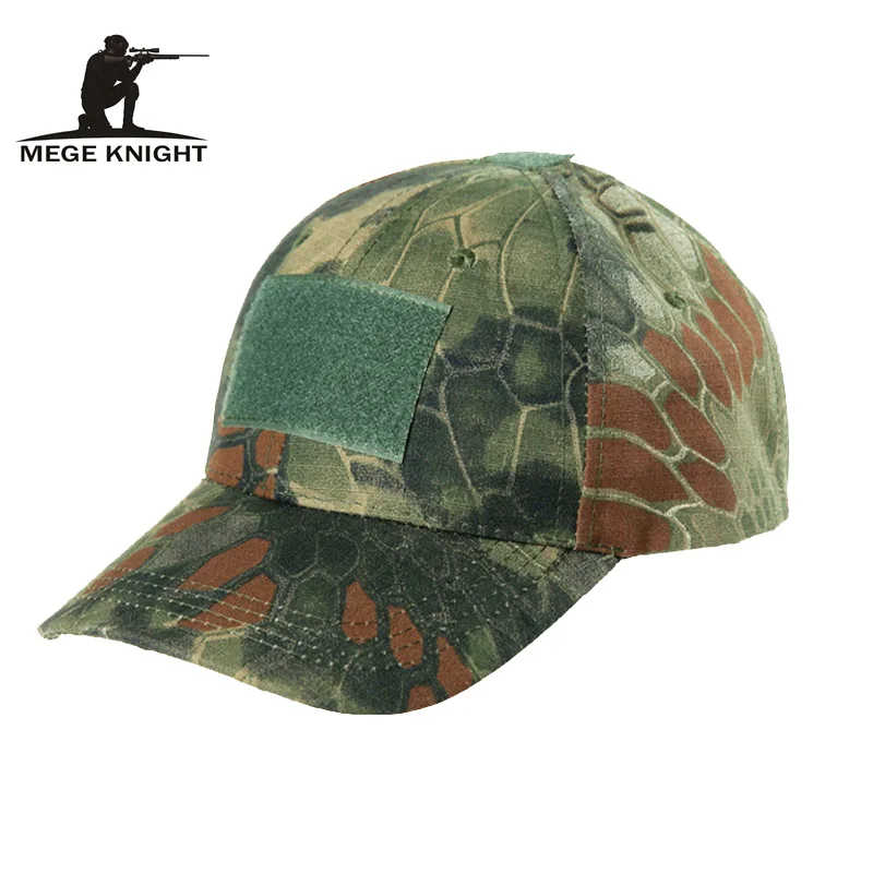 

MEGE Unisex Summer Fashion Hat with Front, Airsoft Paintball Tactical Camouflage Men's army Python Pattern