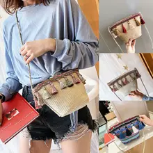 Женская модная вместительная сумка через плечо с большой кисточкой, сумка-тоут, праздничная пляжная сумочка, кошелек для ключей