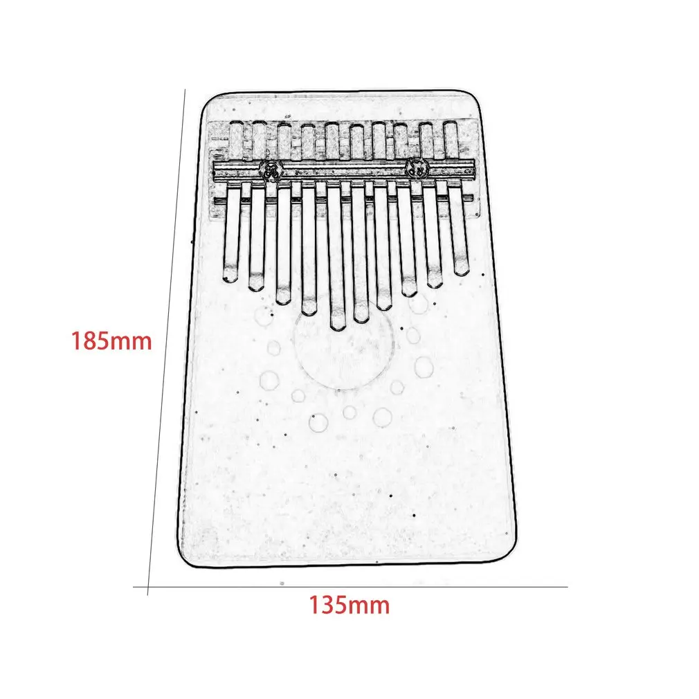 10 клавишное пианино Kalimba с большим пальцем, традиционный инструмент Kalimba, пианино с большим пальцем, портативный музыкальный инструмент, пианино с большим пальцем